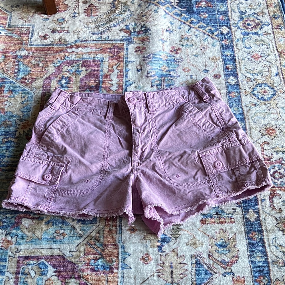 American Eagle Outfitters Lavender Cargo Shorts